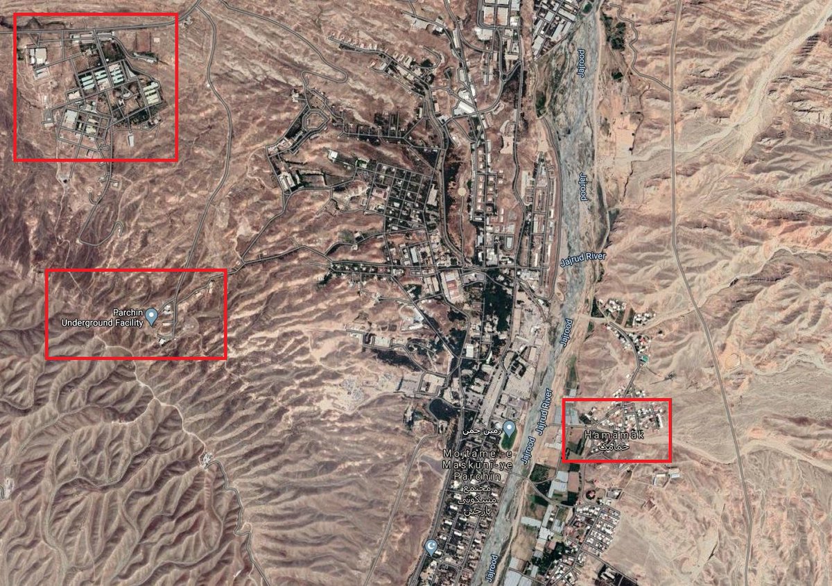  #Iran opposition NCRI:-Eyewitnesses in the town of Hamamak & the village of Nik, just east of the site, reported a massive blast-Many are killed & injuredHomes in nearby villages are damaged-Residents of Hamamak & Nik are under lockdown