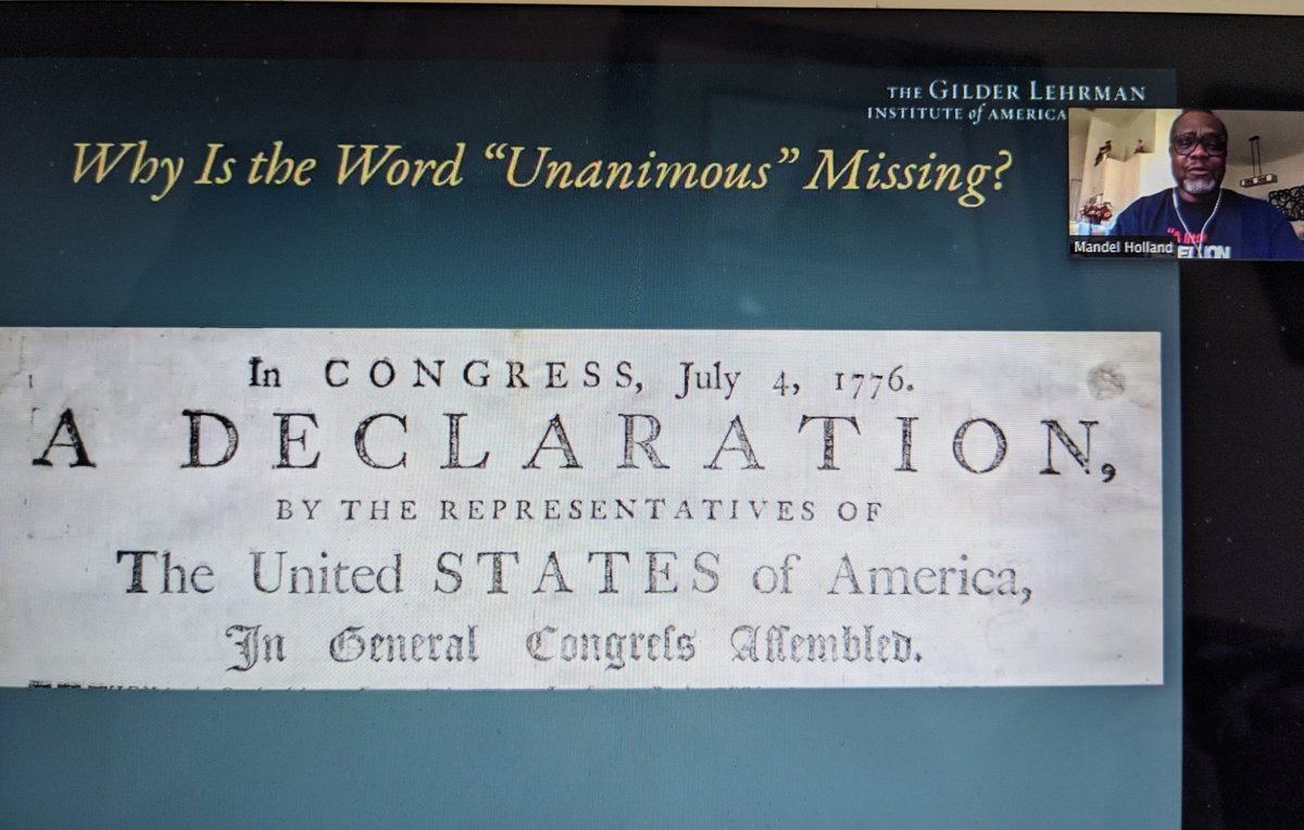 kinghistorycchs's tweet photo. All of the @Gilder_Lehrman Inside the Vault sessions = amazing. But this one was NEXT LEVEL!! So many ideas for me to use w my Ss. @mandelflix idea to teach #DecofInd w Langston Hughes' "Let America be America Again" is 💯
TY to you, @PeterVermilyea + GL! #DecofInd #Gettysburg 🇺🇸 https://t.co/ytvVykBbZl