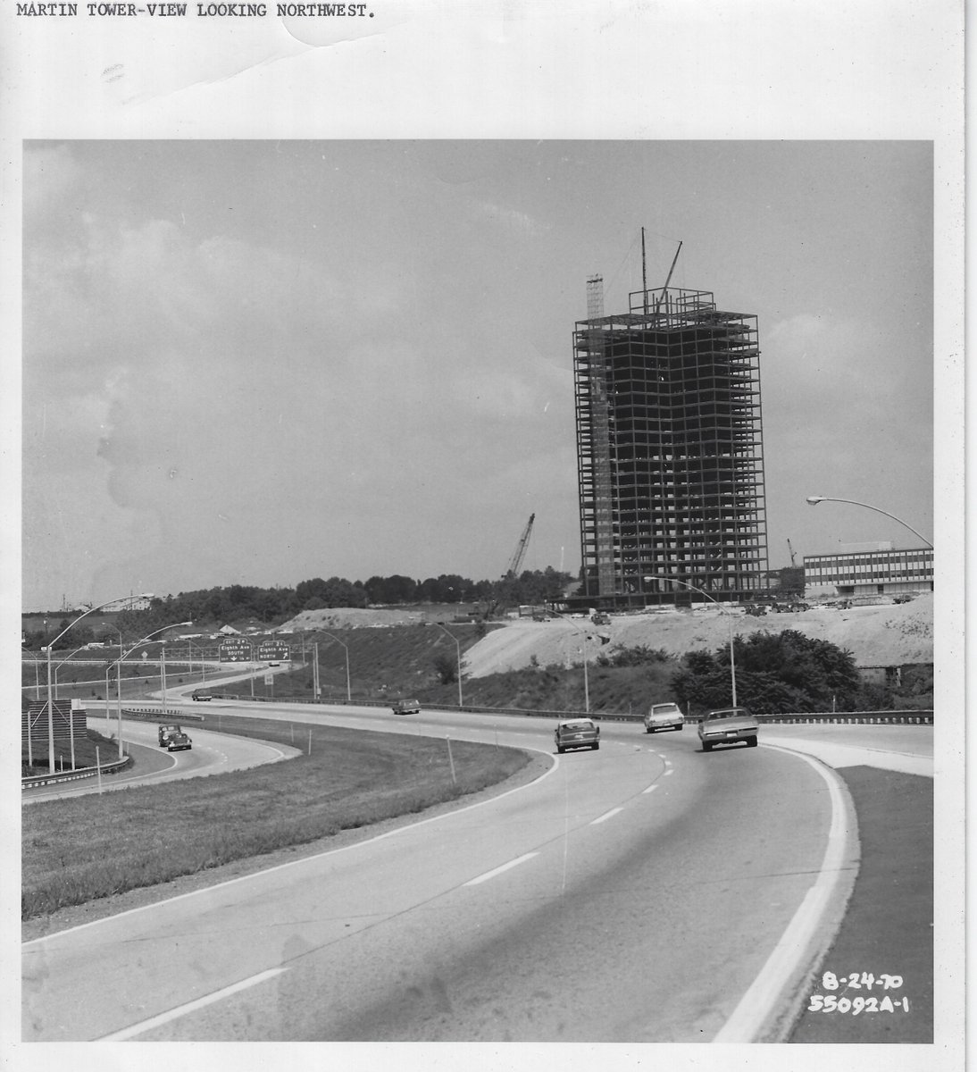 All that good, sturdy, special steel used to build Martin Tower. What a beauty, shame it all went to waste. 🏙 #bethlehemsteel #bethlehempa #martintower