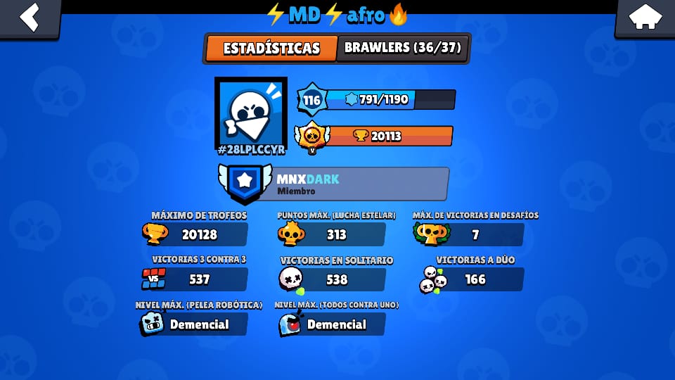 #BS| ¡Noticia! 

Nos entristece ver esto, nuestro club creció por cuenta propia y sin causar molestias. pasamos de estar top 8 a estar top 30 y siguen robando miembros. Repudiamos los clubes que crecen a base de arruinar otros. ✊ Difundir para que no entren entren en sus clubes.