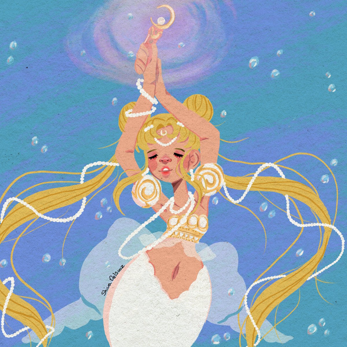 Sailor Moon Mermay piece I did #sailormoon #meremay #Mermaid