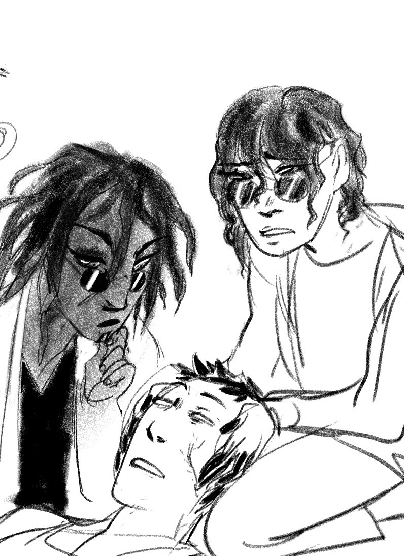 fermi has an alien egg inside his MiNdPaLaCe that demands food via energy absorption or he gets exhausted, aki is a good source of it w/ his neverending energy but once the egg got SUPER hungry it didnt end very well &amp; had to make a nonconsensual illegal alien mind bond w/ him(: 