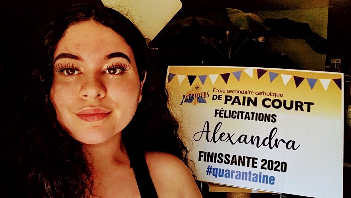ESCPainCourt's tweet photo. Félicitations Alexandra! #PatriotesESPC #12eESPC #BalDesConfinés https://t.co/JQRrdq18YV