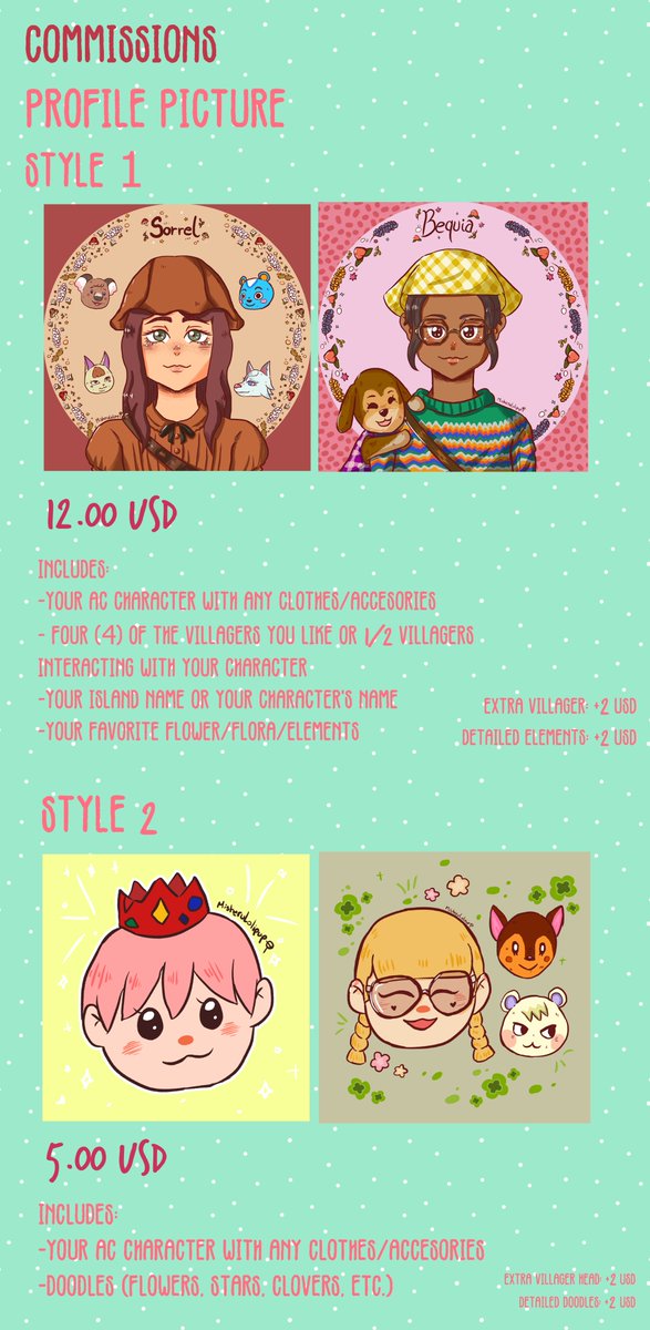 MisheruLolipup's tweet photo. New commission sheets! ✨💖
Thank you to all the lovely people that have commissioned me so far!
Not sure how many slots I will open, so I will just close when it gets too much✨
Please DM me if you are interested! Paypal only ✨
#ACNHArt #acnhcommissions #commissionopen #ACNH https://t.co/8j6fuRdUcP