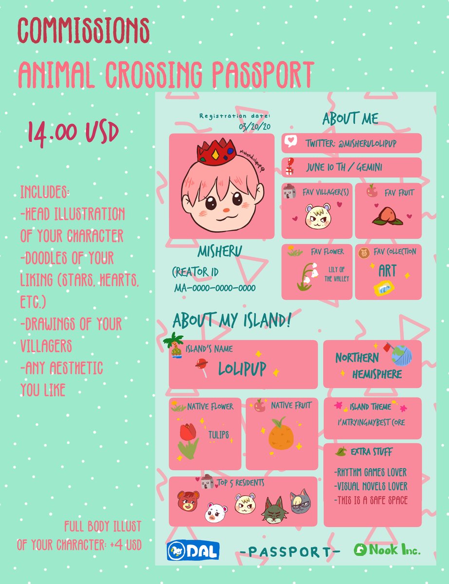 MisheruLolipup's tweet photo. New commission sheets! ✨💖
Thank you to all the lovely people that have commissioned me so far!
Not sure how many slots I will open, so I will just close when it gets too much✨
Please DM me if you are interested! Paypal only ✨
#ACNHArt #acnhcommissions #commissionopen #ACNH https://t.co/8j6fuRdUcP