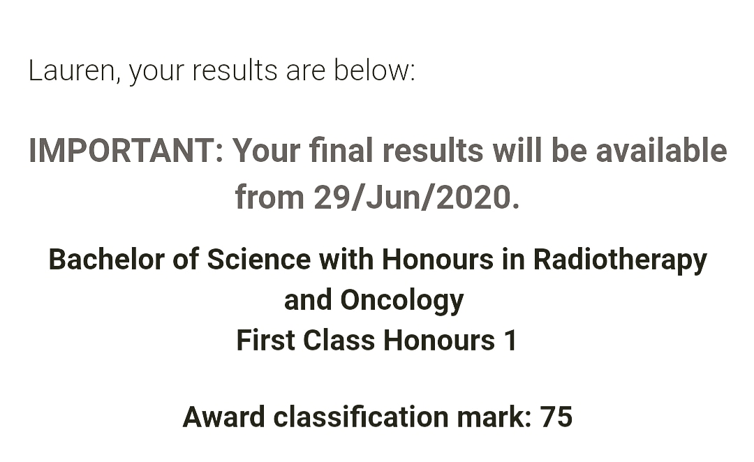 Massively tough 3 years, but I did it.