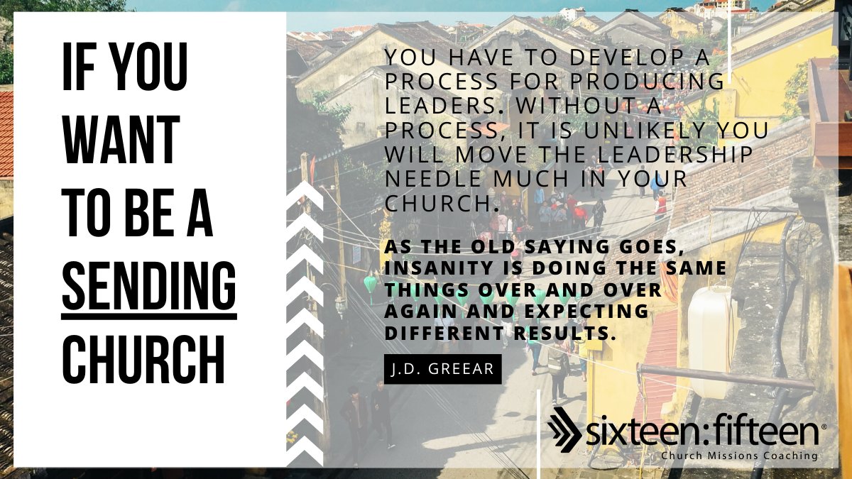 SixteenFifteen's tweet photo. God sent His best into the world (John 1:14)
May we be committed to sending out our best...
Here's a nudge from
@jdgreear
#missions #missionary #sendingchurch #church #churchmobilization #missionsmobilization #Gospel #Bible #GoSendDisobey #GreatCommission #strategicplanning https://t.co/zvzUhr8kOg