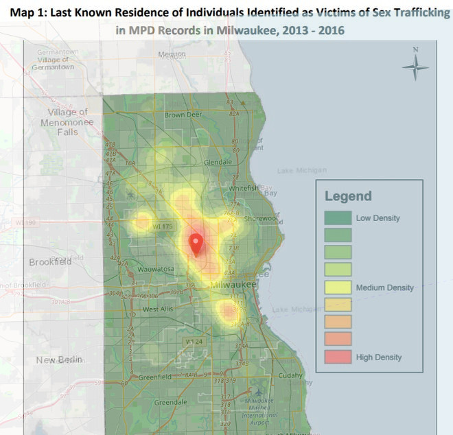 here's a heat map of the last known location of missing persons in Milwaukee overlaid with the location of the house:  https://www.jsonline.com/story/news/crime/2020/04/07/sex-trafficking-milwaukee-where-happens-who-happens/2939359001/  https://twitter.com/unitaskersmke/status/1275637376782684161