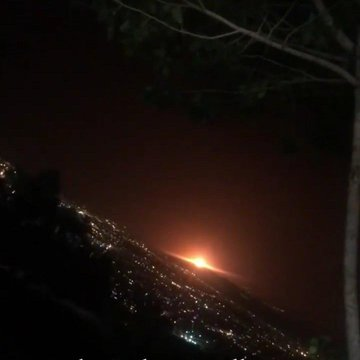 Can this massive explosion, with a huge orange-colored light, be the result of such a small rupture in this gas tank?It has even left the teflon tape on this valve intact.My take:Rest assured the regime in  #Iran is lying & covering up something big.