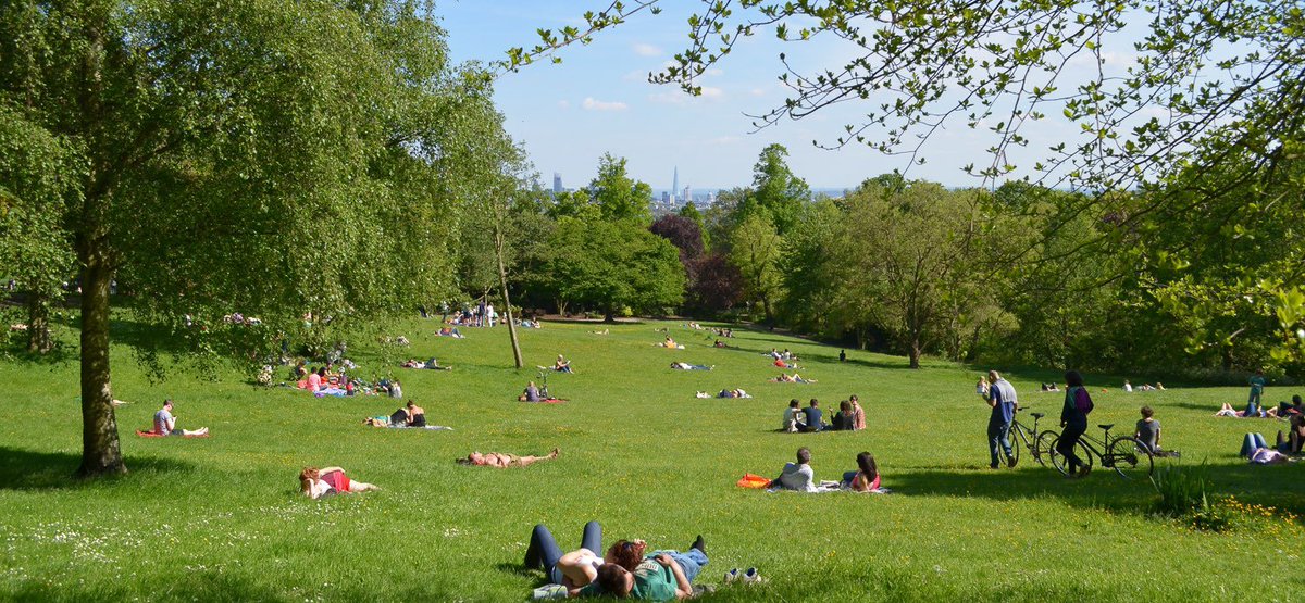 Waterlow Park, London:Nice and hilly. Not super varied - the ponds are a bit disappointing tbh. But has a few nice hill gardens. Gets a seal of approval overall.