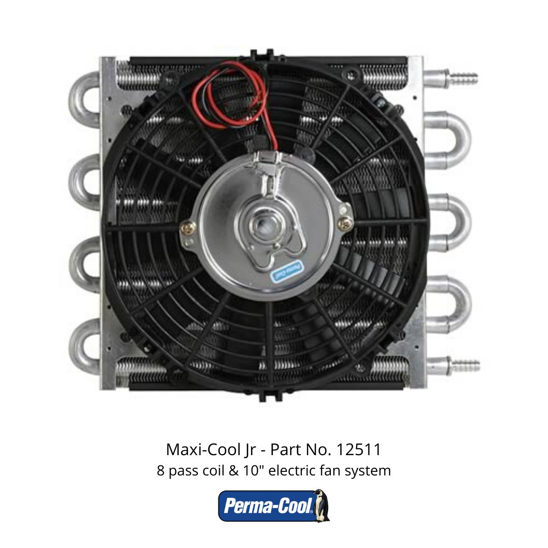Perma-Cool Maxi-Cool Jr Coil/Electric Fan Assembly -6AN 12 1/2 Perma-Cool Maxi-Cool Jr Coil/Electric Fan Assembly -6AN 12 1/2