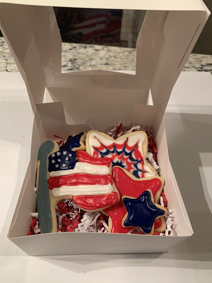 Does anyone need Fourth of July cookies? Taking orders to be picked up on July 2nd and 3rd. $10/box Let me know if you’d like to place an order!