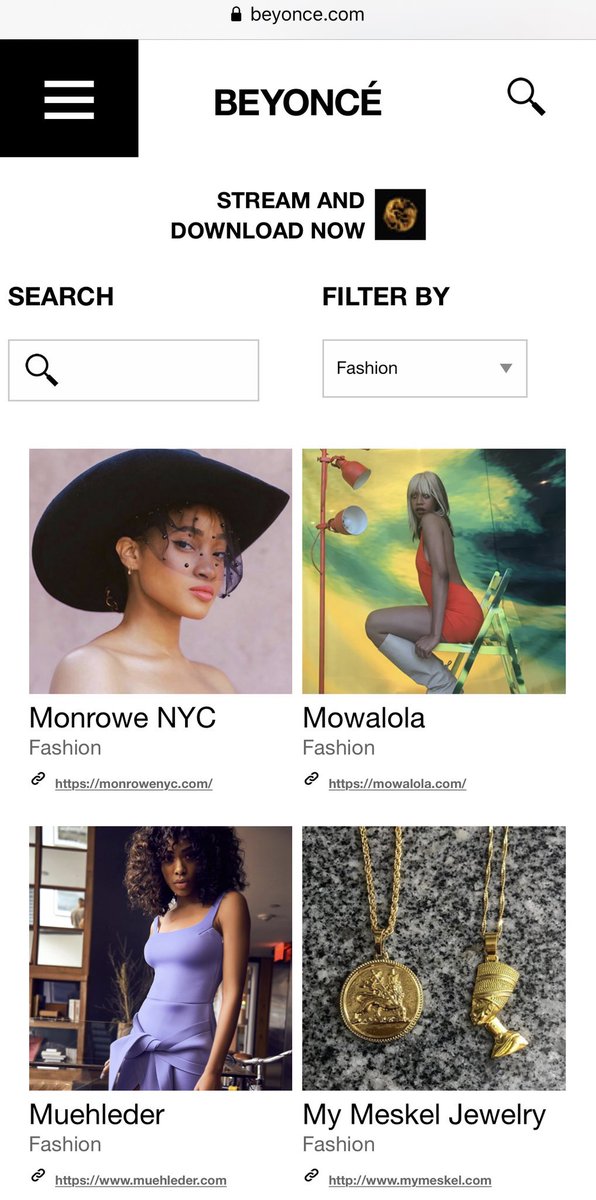 You guys..... My jewelry line MyMeskel.com is on Beyoncé’s website! THEE BEYONCEEEEEE GISELLE KNOWLES-CARTER!!!!! My heart is in my stomach! Go check it out and support all of the amazing Black Ownwd Businesses #BLACKPARADE 🤩