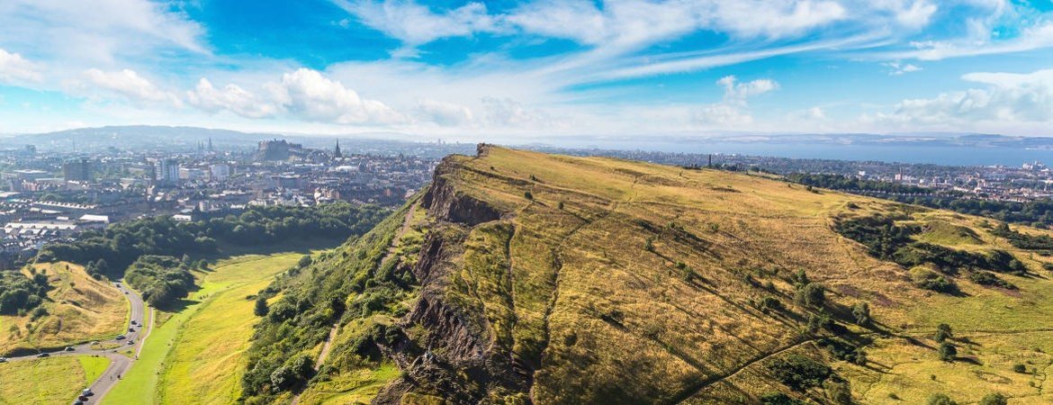 Holyrood Park, Edinburgh:The best views from any park anywhere. Wonderfully wild, yet very easy to get to and very very big!