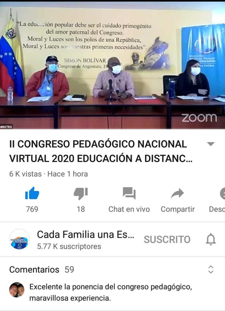 Primer día del II Congreso Pedagógico Nacional Virtual. Educación a distancia EB "San josecito II" municipio Torbes - Edo Táchira presente <a href="/charlychaves/">Charly Rojas Chaves</a> <a href="/centinvestiga/">municipio torbes CLIFPMV</a> <a href="/Crazet2011/">Crazet2011</a> @ZonaEducTachira <a href="/NicolasMaduro/">Nicolás Maduro</a> @psuvaristobulo