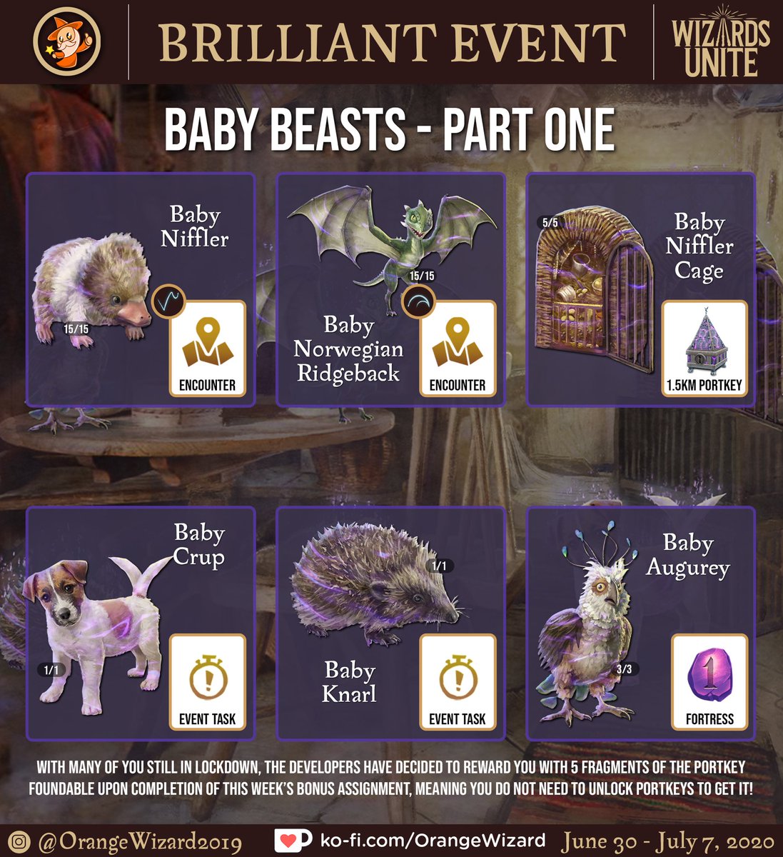 𝕜𝟙𝕡𝕝𝕒𝕥𝕚𝕟𝕦𝕞 A Twitter 光り輝くもの 動物の子供 第一部 日時 7 1 水 3時 7 8 水 3時 紫ポートキー1 5km 次の魔法生物飼育学系統の痕跡出現率が増加 アクロマンチュラの卵 ドラゴンの卵 ヒッポグリフ フィレンツェ ルビウス ハグリッド