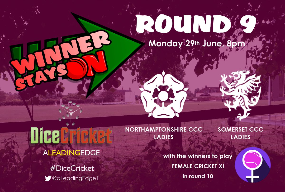 aLeadingEdge1's tweet photo. We've got a cracking #WinnerStaysOn Ladies #DiceCricket challenge game in the pipeline for Monday 29th June. The @steel_ettos have stepped up to challenge the current Championship leaders @SCCCWomenGirls! Team news published tomorrow.. Can't wait for this one! https://t.co/mWGSpnAgaD
