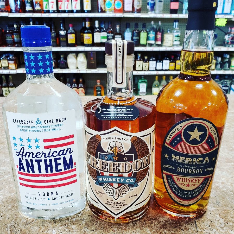 Shots, sipping, shaken or stirred... there’s no wrong way to drink these star spangled spirits 🥃🍸🇺🇸