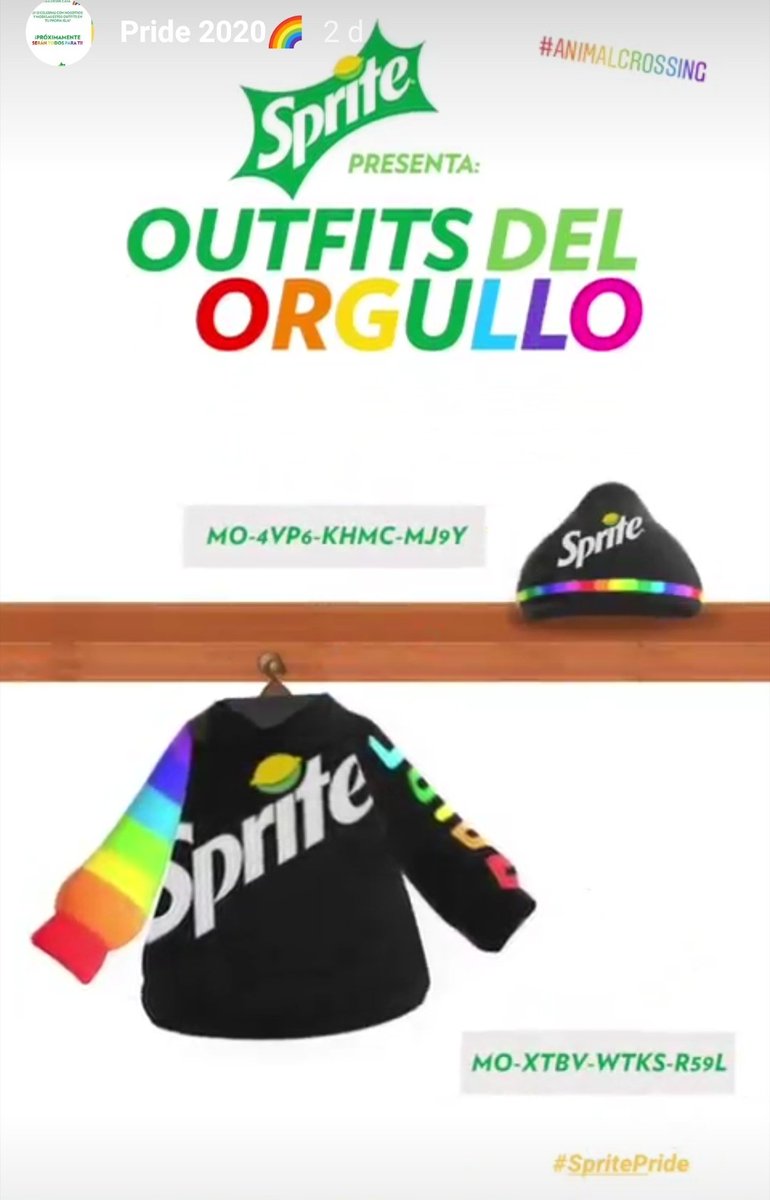 catpow3r's tweet photo. Sprite hizo outfits para Pride para Animal Crossing!
Por si los quieren checar están en su perfil https://t.co/6ZopNaNP31
Aquí les dejo unos #spritepride https://t.co/3cwmgHF59R