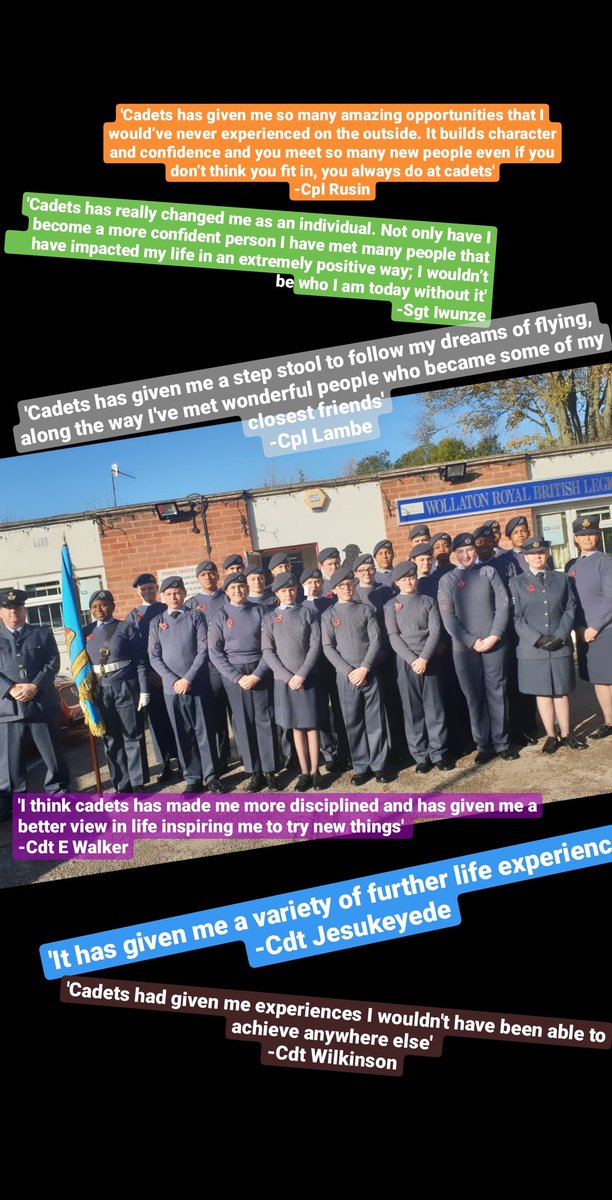 This week is Armed Forces Week. More specifically today is Cadets day so we have asked our cadets at #Team504 what the organisation means to them and what they enjoy. This is what they said.... #Team504 #SEMWWhoWeAre #AirCadets #NoOrdinaryHobby