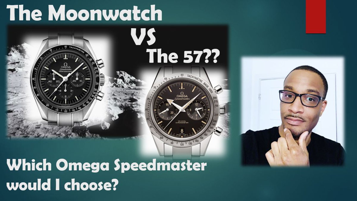 AMichaelsyt's tweet photo. Check out my latest video! Link below:

The #Moonwatch vs The 57? What #Omega #Speedmaster Would I Choose? https://t.co/1UuiUVtlLv https://t.co/PSVf82uvnb
