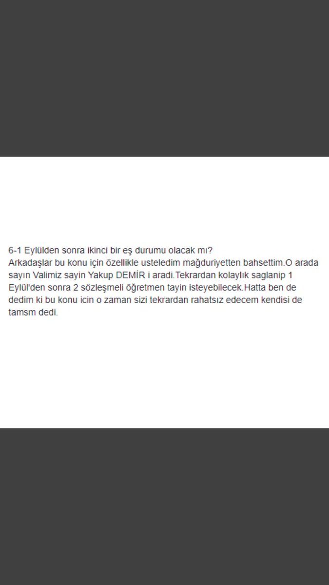 <a href="/safran1958/">Mustafa SAFRAN</a> Bu sözun gerçekleşmesini bekliyoruz. En azından bir bilgi verseniz ailecek rahatlasak #1EylülAileBirliği