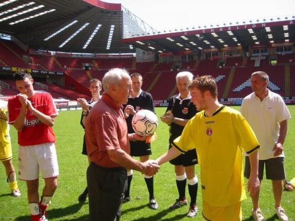 RIP Theo Foley. This man got me a trial at Stevenage many years ago #FootballAid #NeverMadeIt