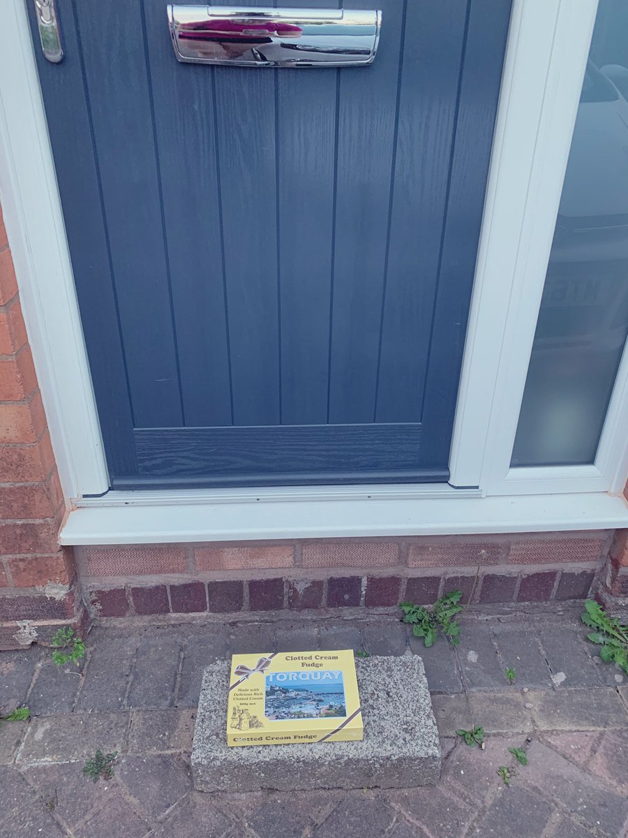 Special delivery from a special friend this evening! #bekind #lockdown