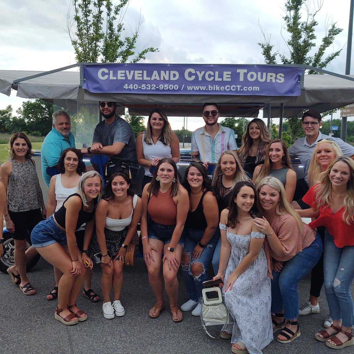 CleveCycleTours's tweet photo. Celebrating an MBA graduation from @CSU_Biz https://t.co/qEfOuKpAz0