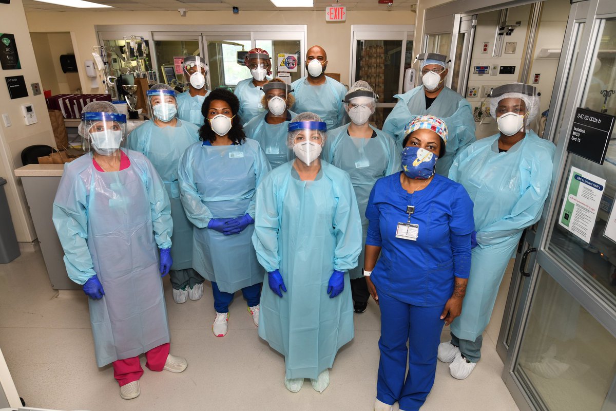 harrishealth's tweet image. #FrontlineFriday
At LBJ Hospital, together, nursing &amp;amp; rehab staff implemented a technique called “proning” to help COVID-19 patients. The repositioning method puts patients on their belly to improve oxygen levels. Many patients have improved and are on the way to recovery.