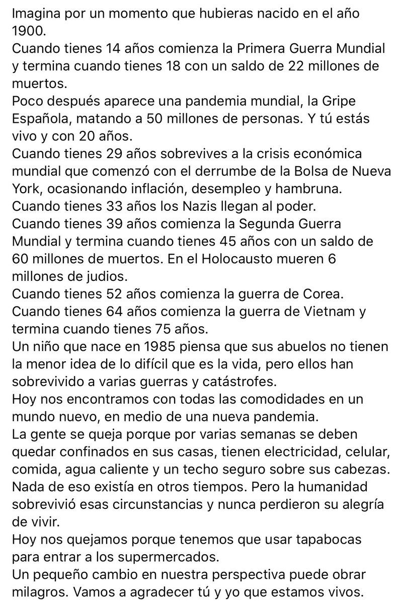 Lo leí en FB, se los dejo por aquí.