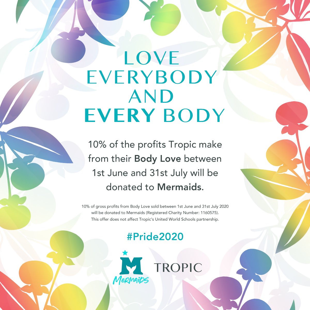 One of the reasons why am proud to be a 𝗧𝗥𝗢𝗣𝗜𝗖 ambassador!! #PRIDE2020 #lovetropic #tropicskincare #veganfriendly #cruletyfree #tropicskincareuk #PrideMonth2020 #love #SpreadLove