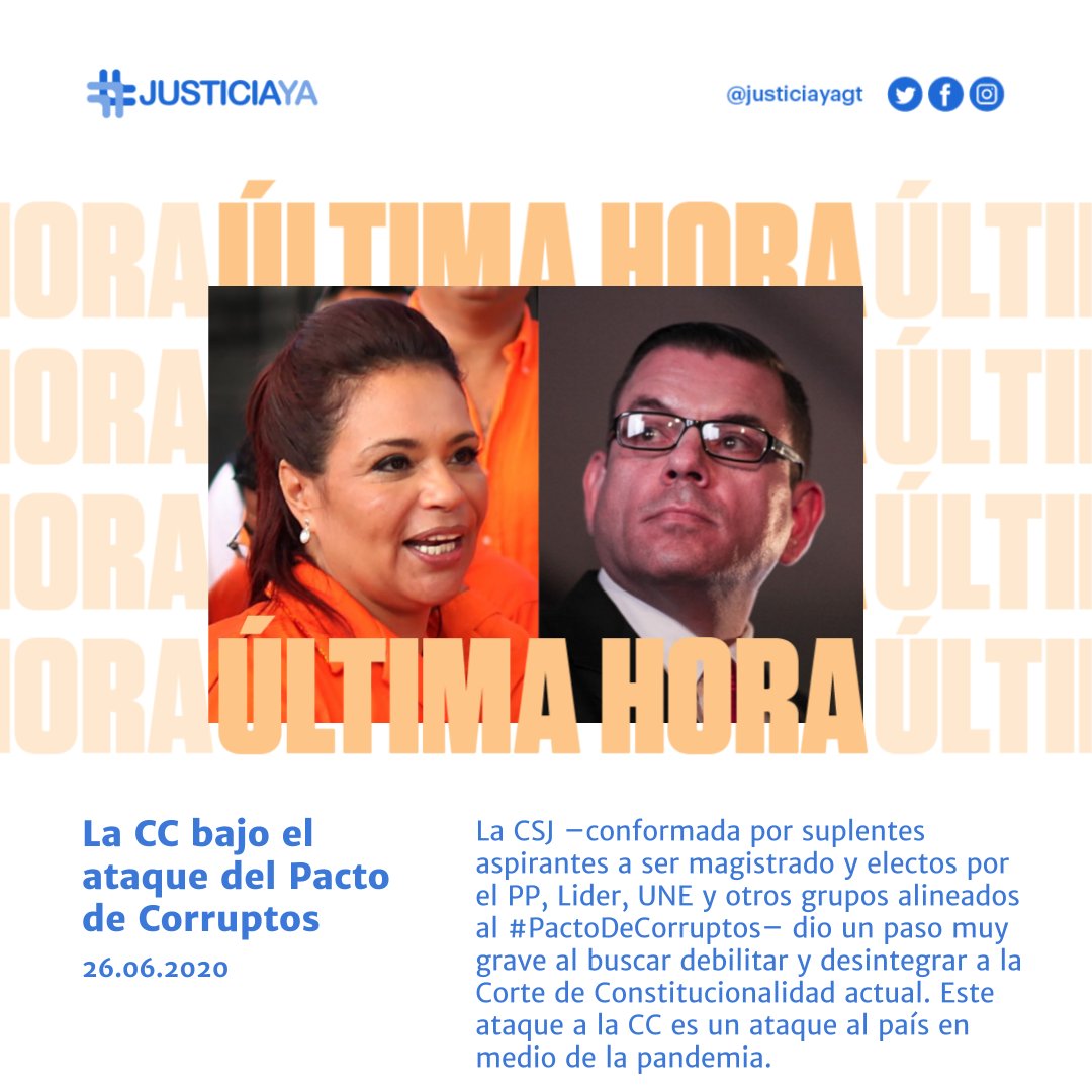 JodyReporta's tweet photo. 13) Estas son algunas muestras rechazo a la resolución contra la @CC_Guatemala: https://t.co/jJWShT0f5E