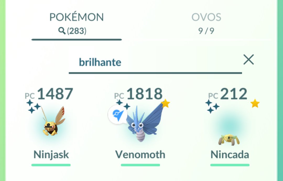 WellisonSo's tweet photo. Início de evento cheio de SHINY! @rhadamanto_mpoc @wesleyol @_andys_ @leokem @PokemonGOptBR @leonardowille https://t.co/Nsrr9896bC