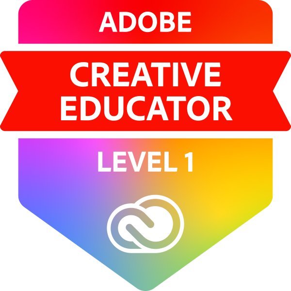 #AdobeEduCreative
Proud to share Level 1 Badge