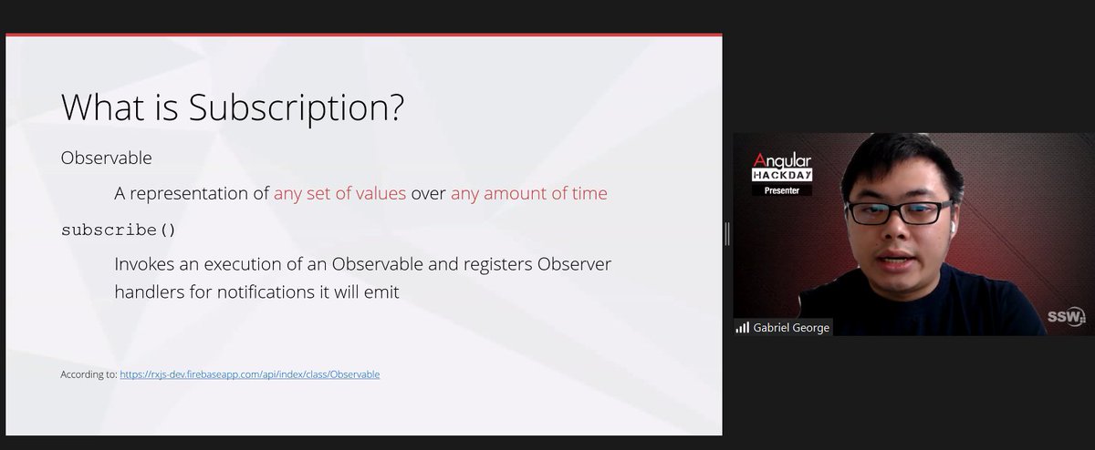 AngularHackDay's tweet image. After a short break, @geo_ge is now talking about how we can better manage our Rxjs subscriptions without subscribing
Join us r.ssw.com/AngularHackDay…
#Angular #OnlineEvent