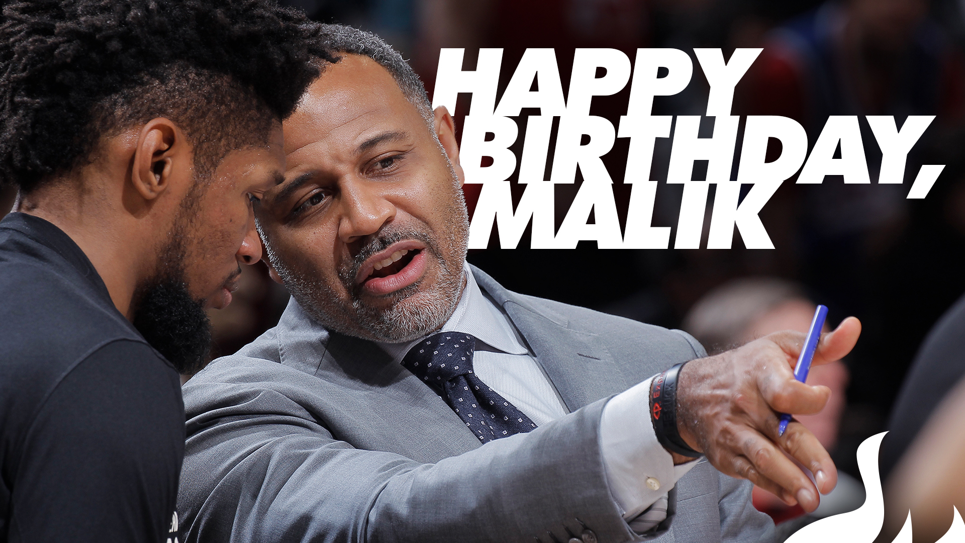  - join us in wishing Assistant Coach, Malik Allen, a very happy birthday! 
