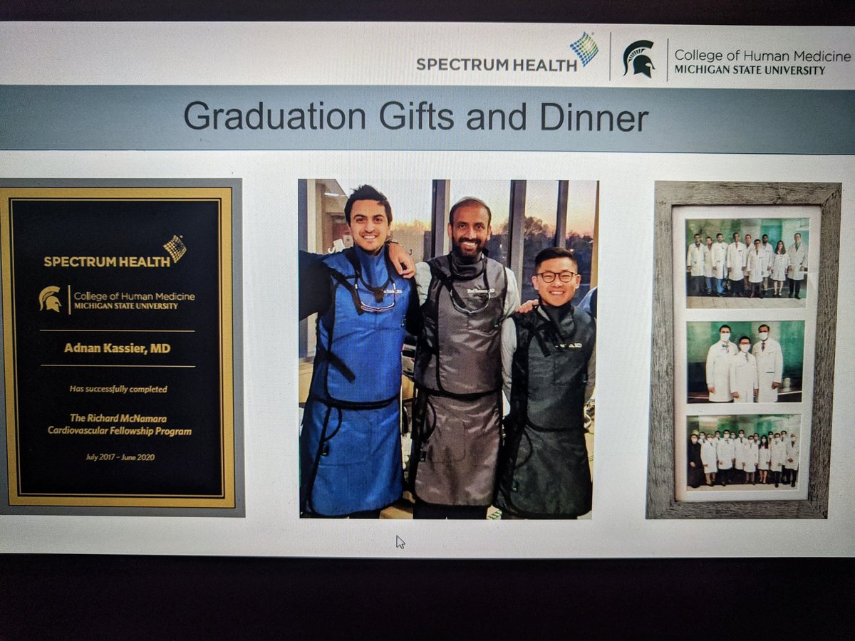 Proud of the first cards fellowship graduating class @AKassier @DrManiCardio JTan @SHMeijerHeart led by PD @NagibChalfoun. Thanks DrFuster @MountSinaiNYC for joining us, @Doug_DeVos and all who made this possible. Fellows sharpen the faculty.