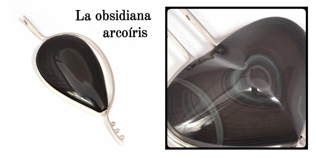 Obsidiana arcoiris
"Manto huichol"

La obsidiana arcoíris es una piedra volcánica, un vidrio formado el la última fase de erupción volcánica.
Se trata de un cristal mate que posee fragmentos magnéticos en su interior. 

instagram.com/p/CB6J3d-DPHO/…