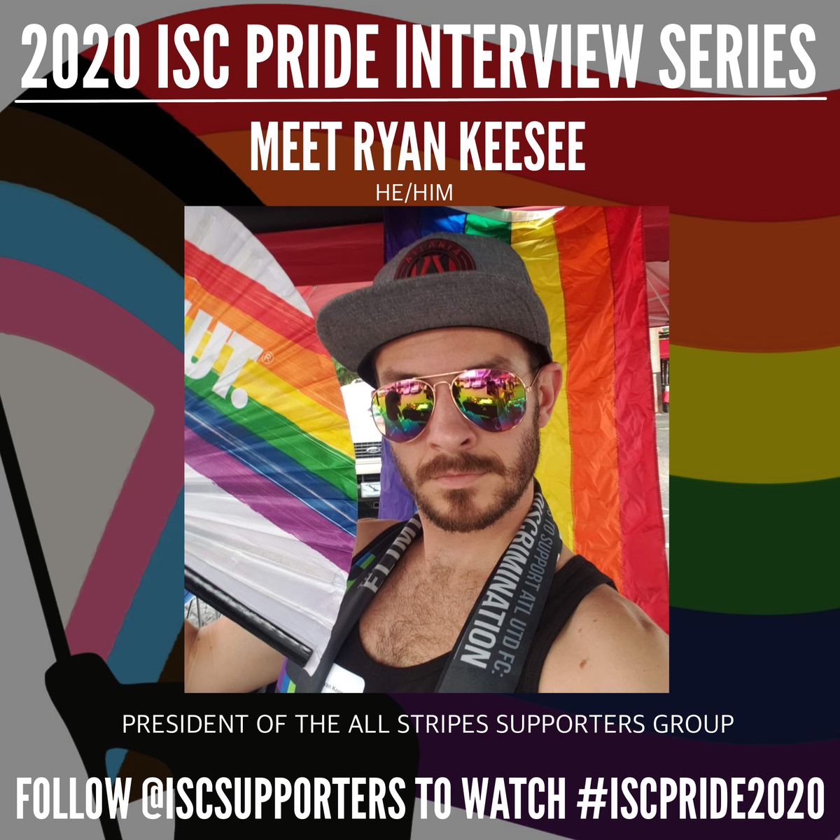 ISCSupporters's tweet photo. In less than 20 minutes (5pm ET), @keesee22 will be interviewing @McCabenater of @GA_Revolution, @tgfpod, and @ProstSoccer on IG LIVE. We can't wait to hear from these two! 

Hope to see you on IG (https://t.co/VeXrnH5IID) soon. #ISCPride2020 https://t.co/CG0JKHLVe5