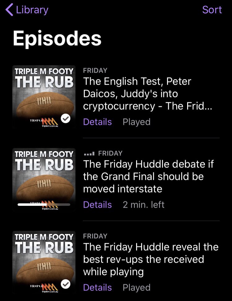clickingballs's tweet photo. Good to see @triplemfooty Friday night team calling out radio stations the break their show up into pieces to game podcast ratings on the show last night. https://t.co/mLcw6czP3r