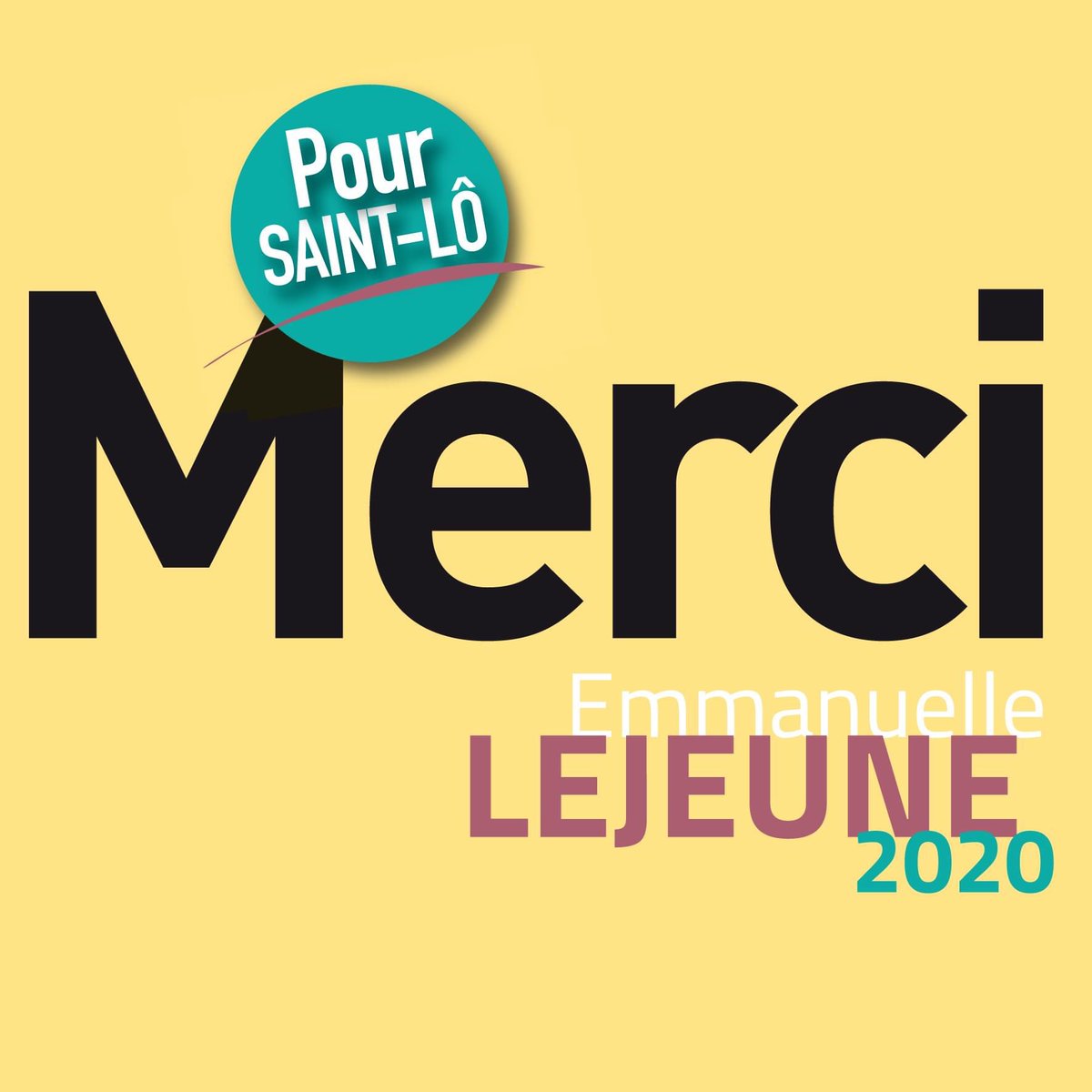 Ce soir, je veux vous dire merci. Merci parce que je saisis pleinement la chance qui m’a été donnée de tous vous rencontrer et de mener cette campagne.

A ma famille pour son soutien, je veux dire...(Suite>facebook.com/10856554732595…)

#emmanuellelejeune #saintlo #Municipales2020