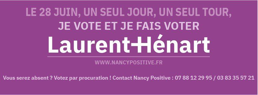 daniele_noel's tweet photo. Le 28 juin, je compte sur vous !
Nous comptons sur vous !
Jusqu'à dimanche, je me tais. C'est possible ! 😉💜
#Municipales28juin #NancyPositive https://t.co/aT1TKk0kvo