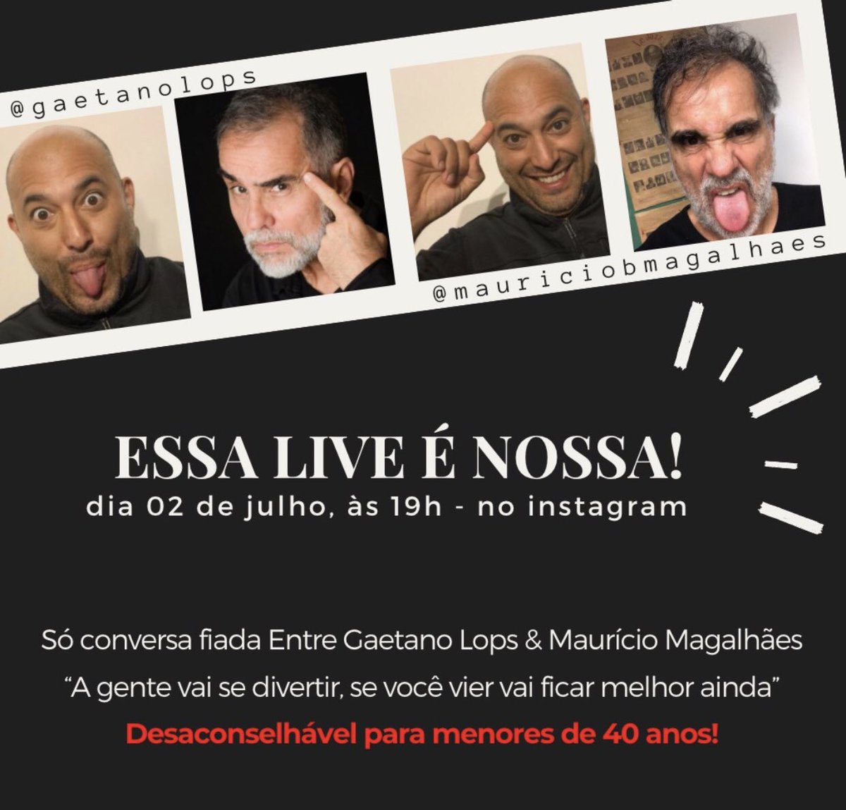 MagalhaesBA's tweet photo. Desaconselhável para menores de 40 anos! https://t.co/uqVAlHp53l