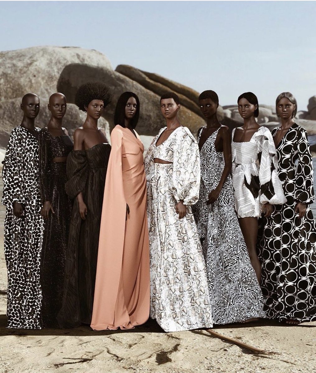 Bravo à <a href="/SarahDiouf/">Sarah Diouf</a> de la marque <a href="/TongoroStudio/">TONGORO</a> : une très belle innovation lancé avec Balm Labs un studio digital ghanéen 
MADE un magazine avec des illustrations de mannequins 3D

Images, vidéos, tout est réussi