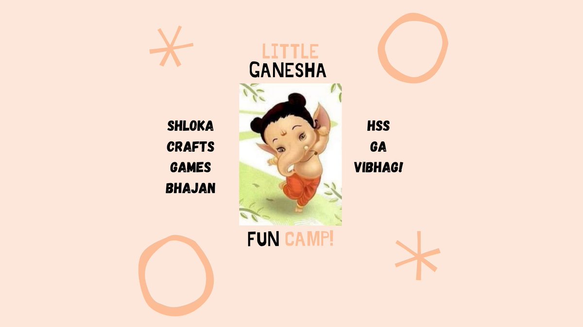HSSUSAGeorgia's tweet photo. Few photos of the Little Ganesha Fun Camp organized by Hindu Swayamsevak Sangh- Georgia Vibhag. This virtual camp includes activities like bhajans, geets, art and crafts, games, and story sessions. There is still time to register! Use the following link! 

https://t.co/oV09Bq8hAl https://t.co/uBbVA1W0mP