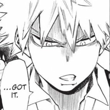 And the thing I love about that is, Bakugou knows this, he knows he needs to better himself that's why he doesn't argue with Aizawa here. They're on the same page.