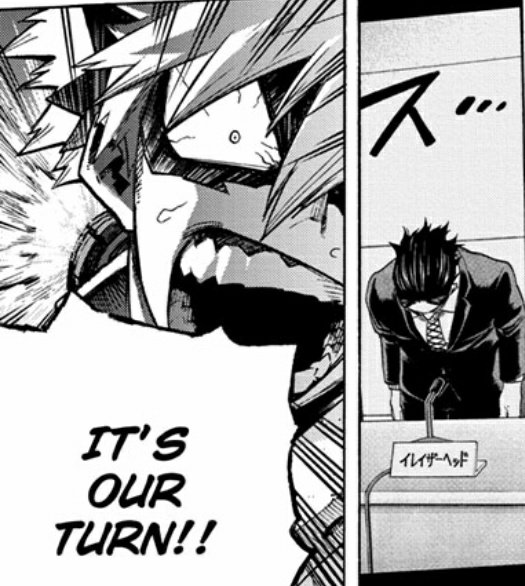 My point: Aizawa doing all this, just standing up for what he genuinely believes about Bakugou in front of the country 2 times. Looking at Bakugou from a realistic lens. Just being there.Made Bkg go from wanting to fight shiggy for payback to wanting to protect Aizawa