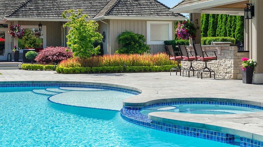 AderaStone's tweet photo. Our custom fabrication team loves a challenge, like the curves of this custom pool deck with Broadstreet Acid Washed and Brushed Finish stone. If you have a unique vision like this, let our team help you create it. https://t.co/cKRBBkNaxu #naturalstone #pooldeck https://t.co/xcq2PNIhut