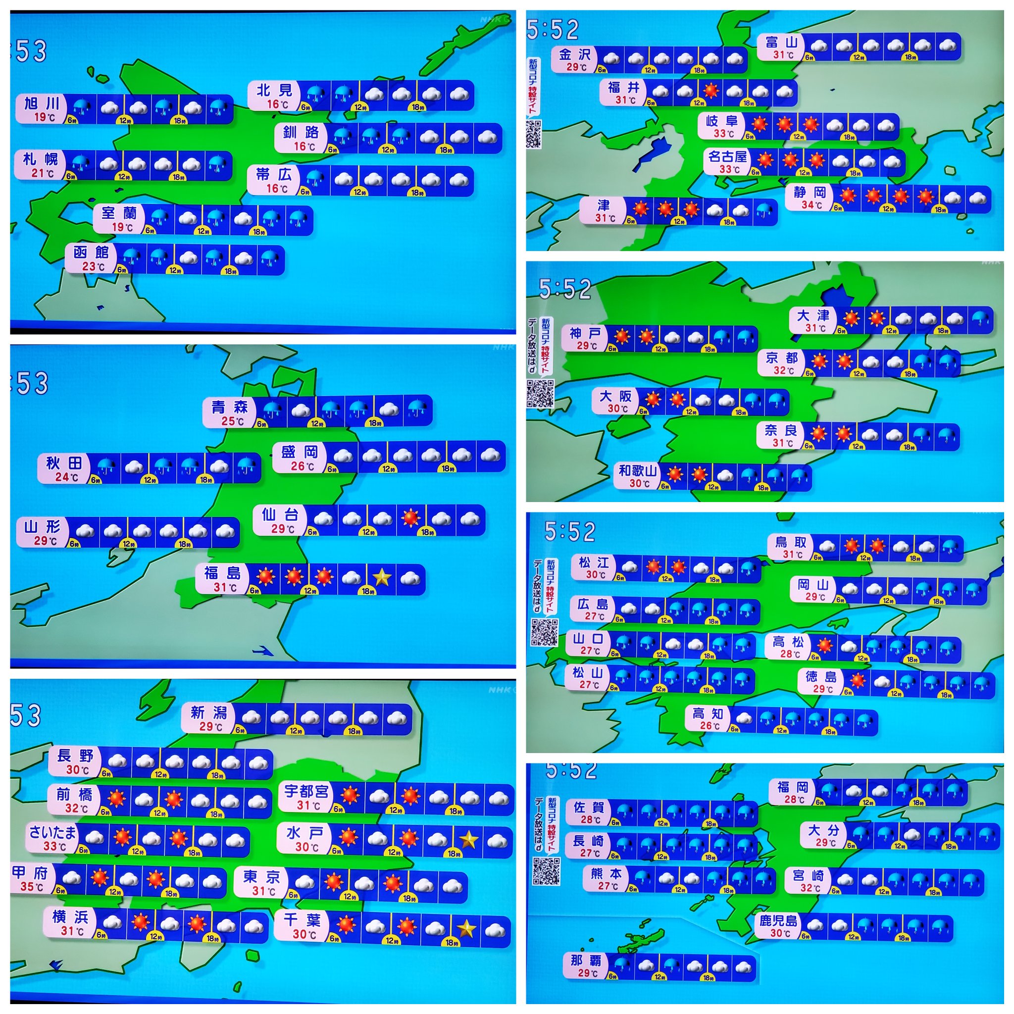 Yagi 在 Twitter 上 おはようございます 全国の天気 きょうの天気 予想最高気温 詳しい天気 天気図 雨の予想 週間予報 大雨の地域のかた お気をつけて よい土曜日を 6 27 土 T Co Zeouzvuhpb Twitter